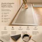 Alfombra Absorbente Antideslizante Wabi-Sabi