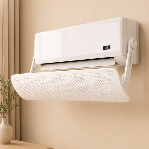 Deflector de Aire para Aire Acondicionado – Guía de Flujo Ajustable