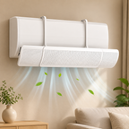 Deflector de Aire para Aire Acondicionado – Guía de Flujo Ajustable