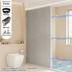 Cortina de Ducha Magnética Plegable — Elegancia y Protección para tu Baño