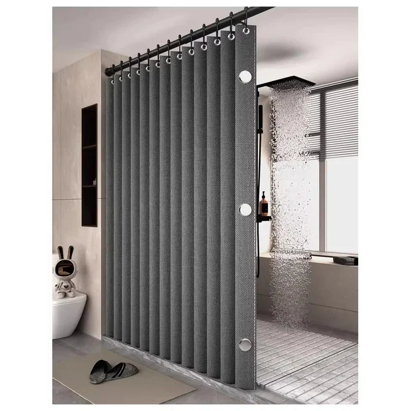 Cortina de Ducha Magnética Plegable — Elegancia y Protección para tu Baño