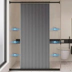 Cortina de Ducha Magnética Plegable — Elegancia y Protección para tu Baño