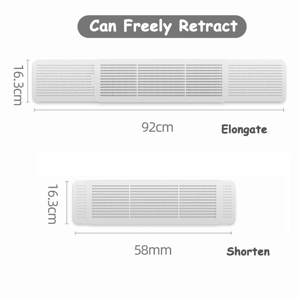 Deflector de Aire para Aire Acondicionado – Guía de Flujo Ajustable